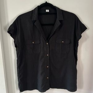 Old Navy Button down Linen Shirt